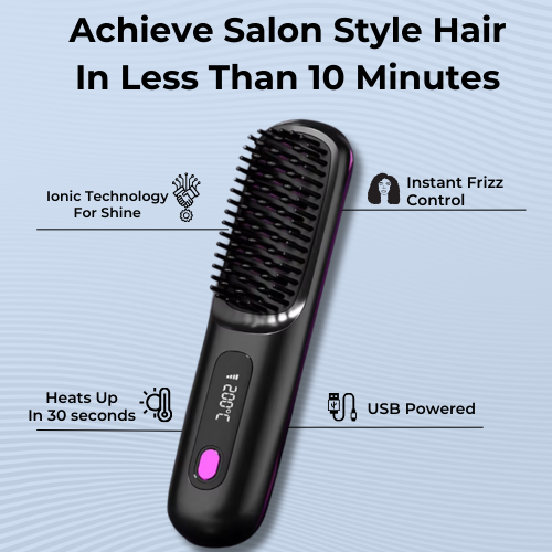 GlamHer™ Advanced Portable Ionic Hot Comb